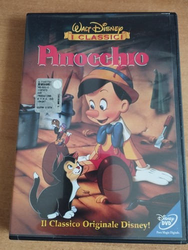 Pinocchio disney dvd ologramma - pinocchio,