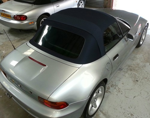 Cappuccio bmw blu mohair - z3,